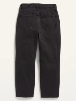 Old Navy High-Waisted Slouchy Straight Black-Wash Jeans For Girls 7 Old Navy High-Waisted Slouchy Straight Black-Wash Jeans For Girls -Apinxe Style https3A2F2Foldnavy.gapcanada.ca2Fwebcontent2F00502F4562F9082Fcn50456908.jpg 640x