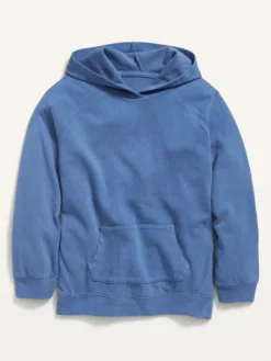 Old Navy Raglan-Sleeve Pullover Tunic Hoodie For Girls