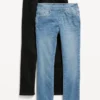 Old Navy Wow Skinny Pull-On Jeans 2-Pack For Girls