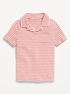 Old Navy Textured Pocket Polo For Toddler Boys