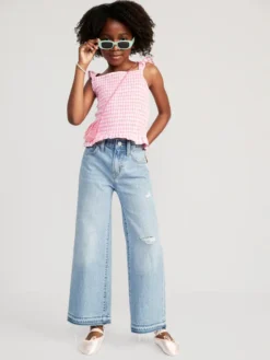 Old Navy High-Waisted Baggy Ripped Wide-Leg Jeans For Girls -Apinxe Style https3A2F2Foldnavy.gapcanada.ca2Fwebcontent2F00532F2662F2192Fcn53266219.jpg 640x