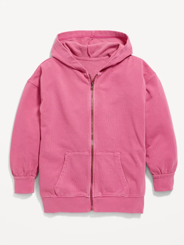 Old Navy French Terry Zip Tunic Hoodie For Girls 12 Old Navy French Terry Zip Tunic Hoodie For Girls - Image 12
