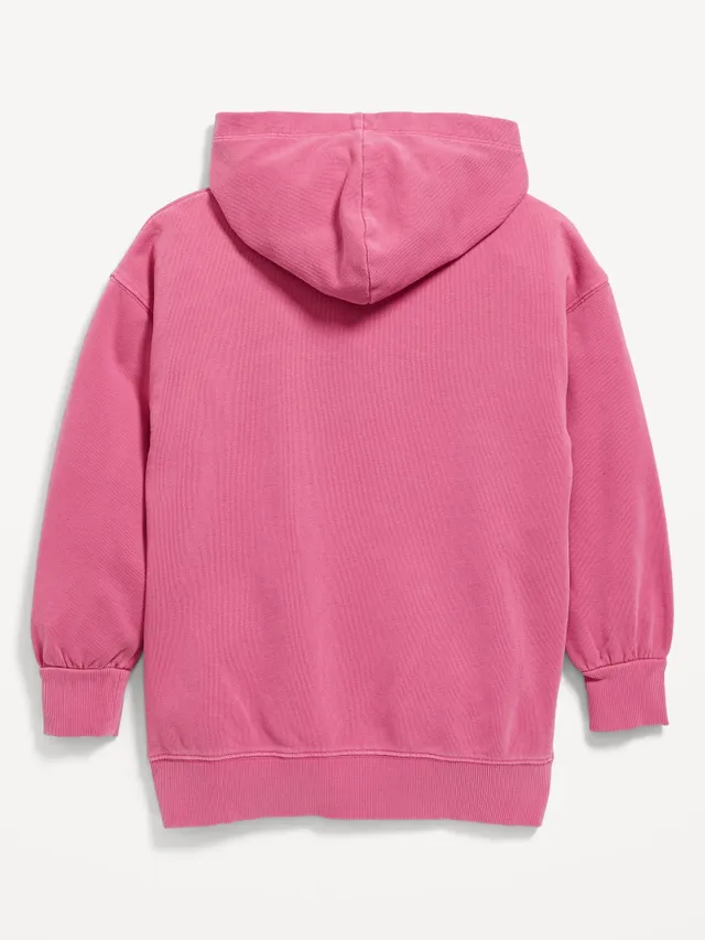 Old Navy French Terry Zip Tunic Hoodie For Girls 13 Old Navy French Terry Zip Tunic Hoodie For Girls - Image 13