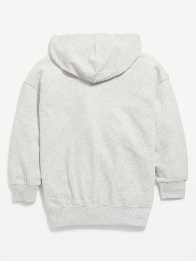 Old Navy French Terry Zip Tunic Hoodie For Girls 8 Old Navy French Terry Zip Tunic Hoodie For Girls - Image 8