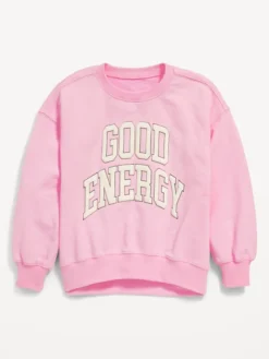 Old Navy Slouchy Crew Neck Graphic Sweatshirt For Girls -Apinxe Style https3A2F2Foldnavy.gapcanada.ca2Fwebcontent2F00532F2942F9402Fcn53294940.jpg 640x