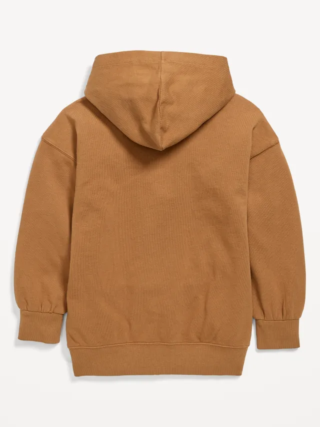 Old Navy French Terry Zip Tunic Hoodie For Girls 5 Old Navy French Terry Zip Tunic Hoodie For Girls - Image 5