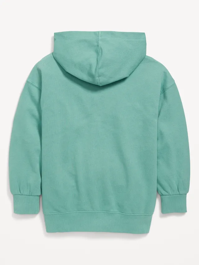 Old Navy French Terry Zip Tunic Hoodie For Girls 10 Old Navy French Terry Zip Tunic Hoodie For Girls - Image 10