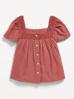 Old Navy Flutter-Sleeve Button-Front Top For Toddler Girls -Apinxe Style https3A2F2Foldnavy.gapcanada.ca2Fwebcontent2F00532F4602F0722Fcn53460072.jpg 640x
