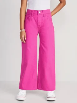 Old Navy High-Waisted Pop-Color Baggy Wide-Leg Jeans For Girls -Apinxe Style https3A2F2Foldnavy.gapcanada.ca2Fwebcontent2F00532F4712F9632Fcn53471963.jpg 640x