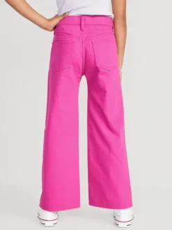 Old Navy High-Waisted Pop-Color Baggy Wide-Leg Jeans For Girls -Apinxe Style https3A2F2Foldnavy.gapcanada.ca2Fwebcontent2F00532F4722F2252Fcn53472225.jpg 640x