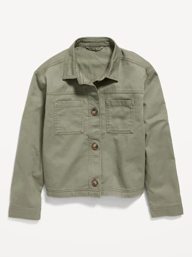 Old Navy Oversized Utility Shacket For Girls 5 Old Navy Oversized Utility Shacket For Girls - Image 5