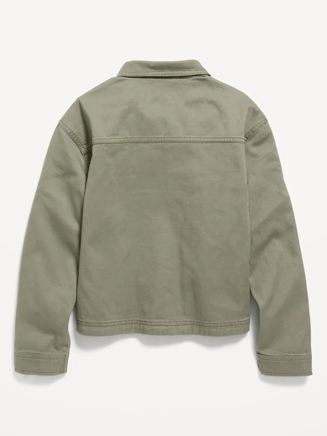 Old Navy Oversized Utility Shacket For Girls 6 Old Navy Oversized Utility Shacket For Girls - Image 6