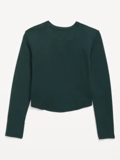 Old Navy UltraLite Long-Sleeve Rib-Knit T-Shirt For Girls -Apinxe Style https3A2F2Foldnavy.gapcanada.ca2Fwebcontent2F00532F4932F8752Fcn53493875.jpg 640x