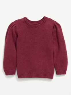 Old Navy Cozy Puff-Sleeve Sweater For Toddler Girls -Apinxe Style https3A2F2Foldnavy.gapcanada.ca2Fwebcontent2F00532F5082F5192Fcn53508519.jpg 640x