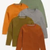 Old Navy Softest Long-Sleeve T-Shirt 5-Pack For Boys