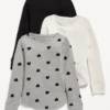 Old Navy Long-Sleeve Thermal-Knit T-Shirt 3-Pack For Girls