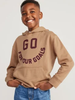 Old Navy Graphic Pullover Hoodie For Boys