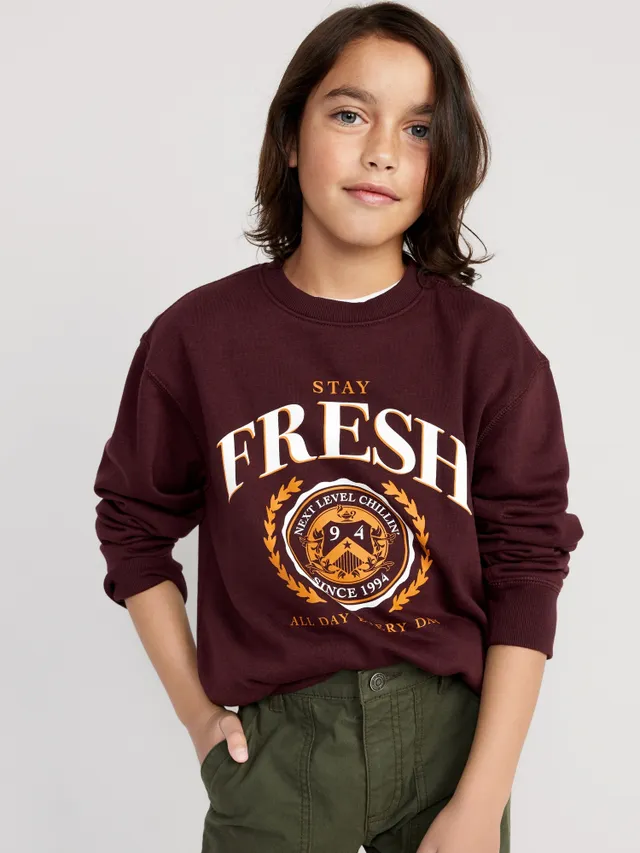 Old Navy Crew-Neck Graphic Sweatshirt For Boys 10 Old Navy Crew-Neck Graphic Sweatshirt For Boys - Image 10