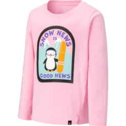 Ripzone Toddler Girls' 2-6 Hilton Snow Long Sleeve T Shirt