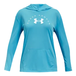 Under Armour Girls' Tech Graphic Long Sleeve Hoodie